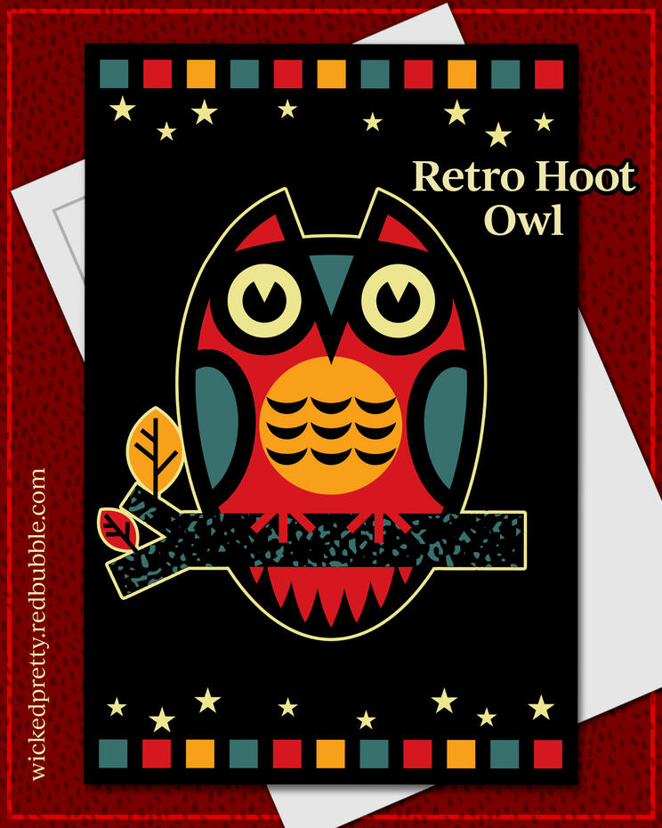 Retro Hoot Owl