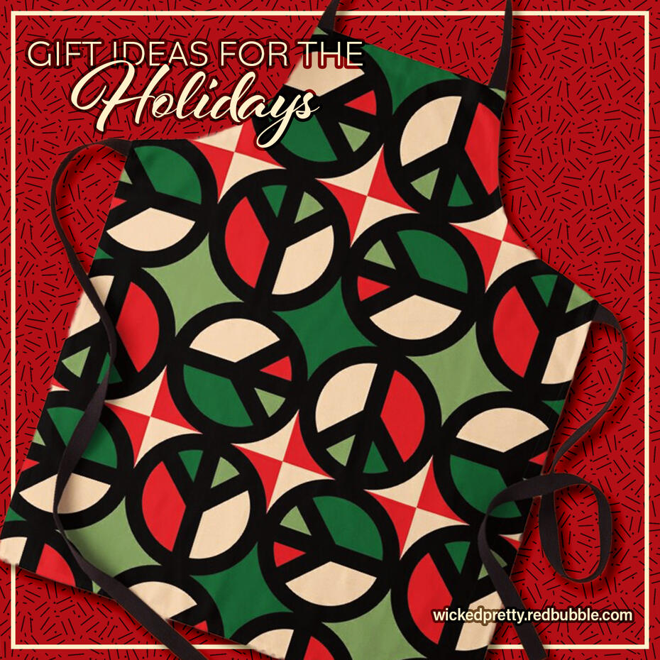 Peace on Earth Holiday Apron