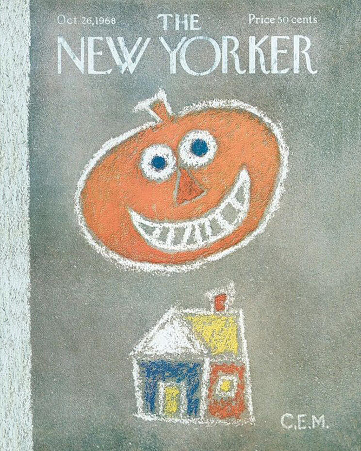 The New Yorker cover Oct. 26, 1968 by Charles E. Martin