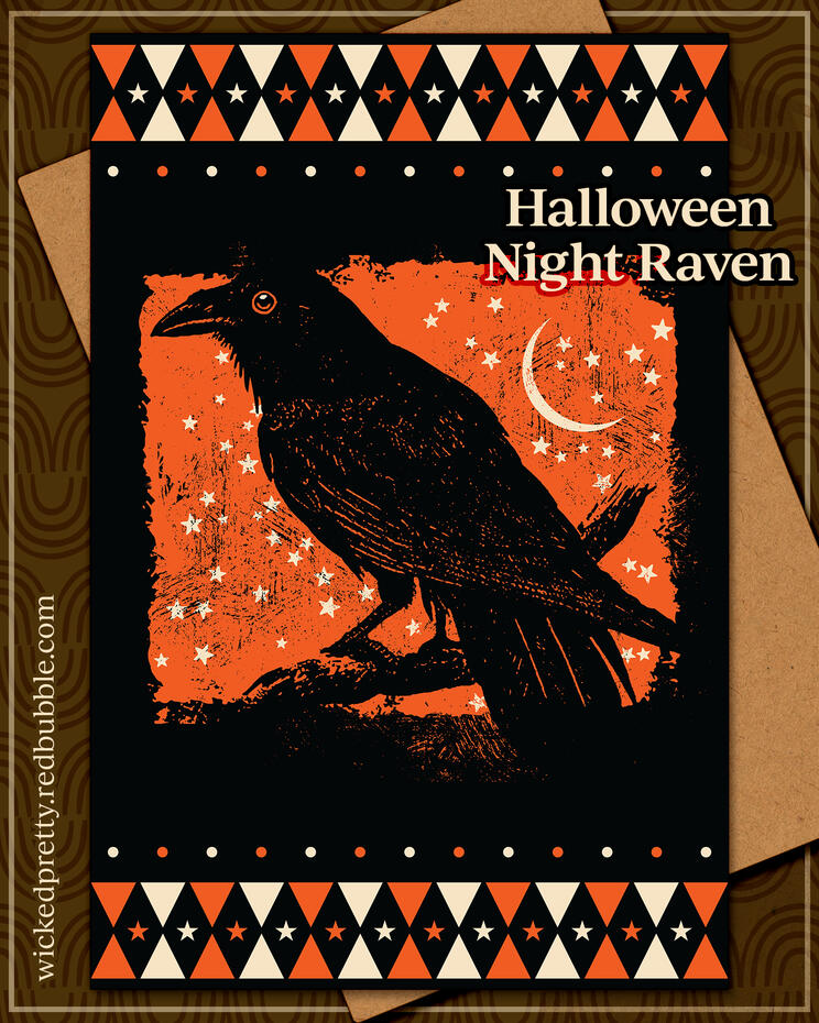 Halloween Night Raven
