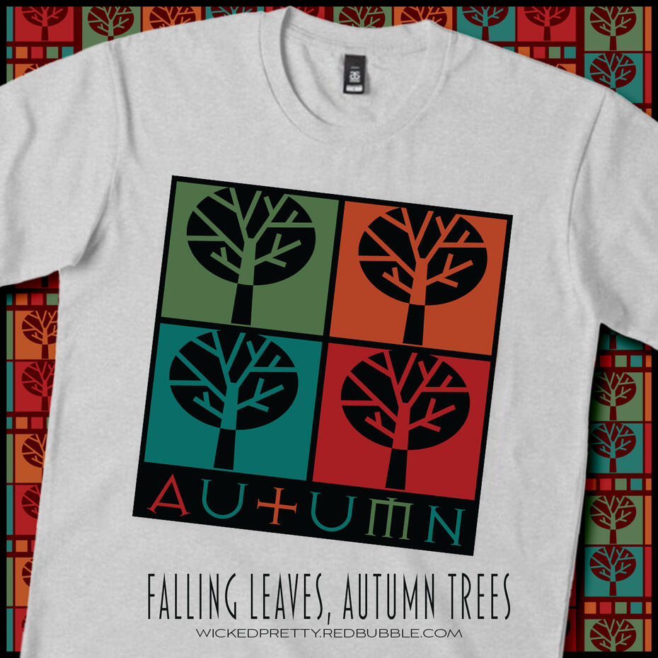 Falling Leaves, Autumn Trees