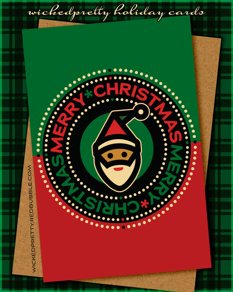 Merry Christmas Santa Greeting Card