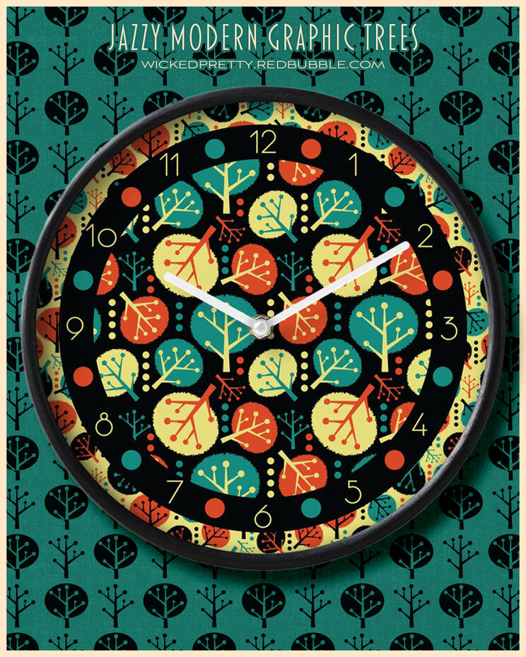 Jazzy Modern Graphic Trees