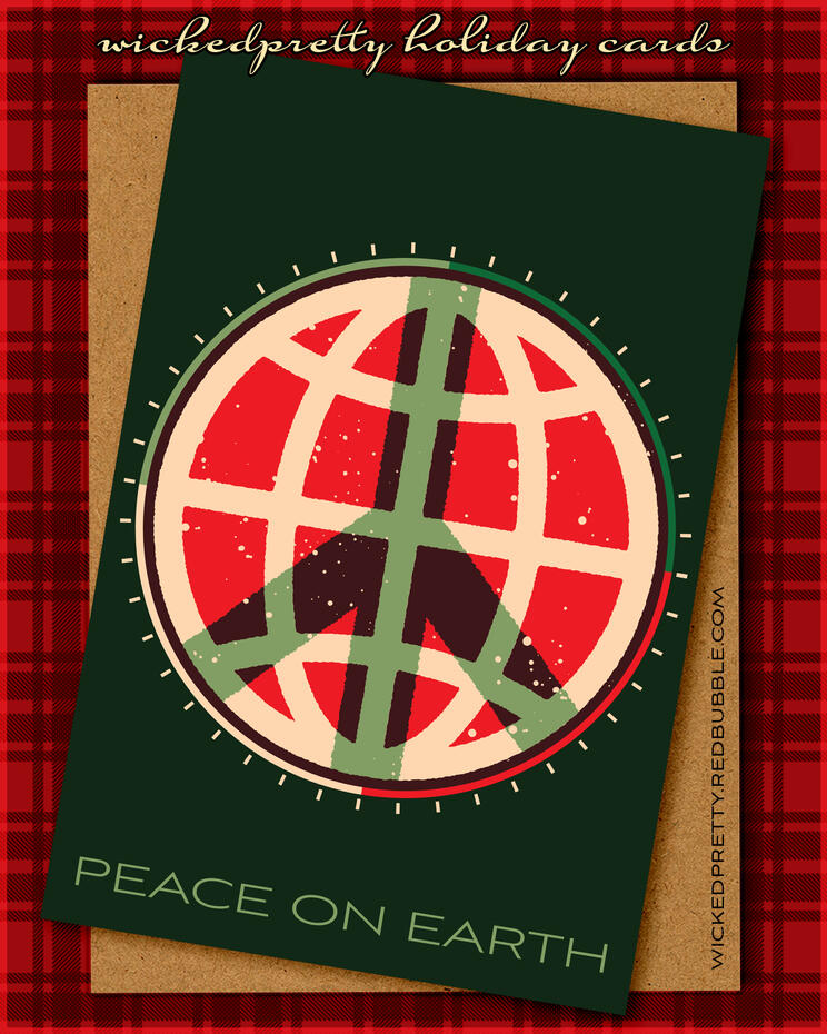 Peace on Earth Holiday Greeting Card