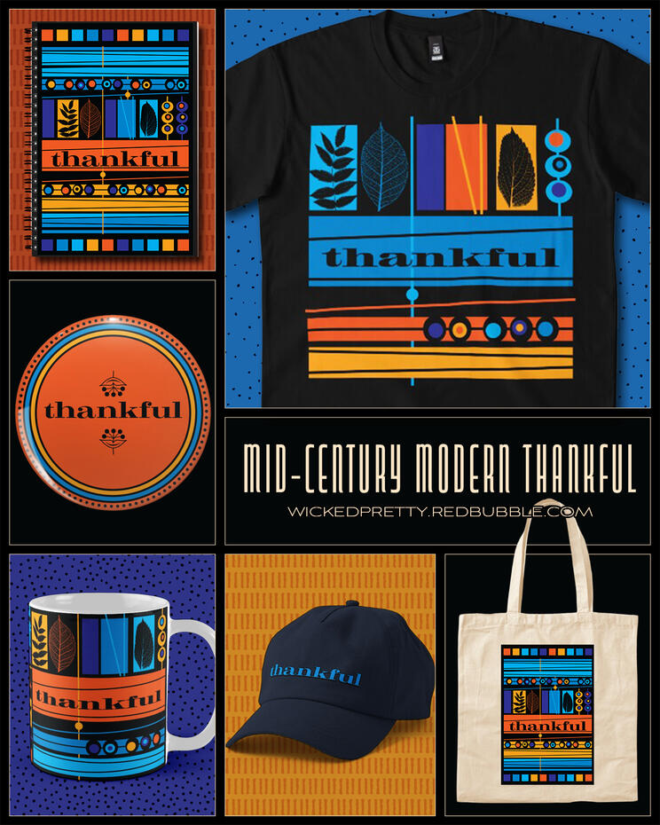 Mid-Century Modern Thankful